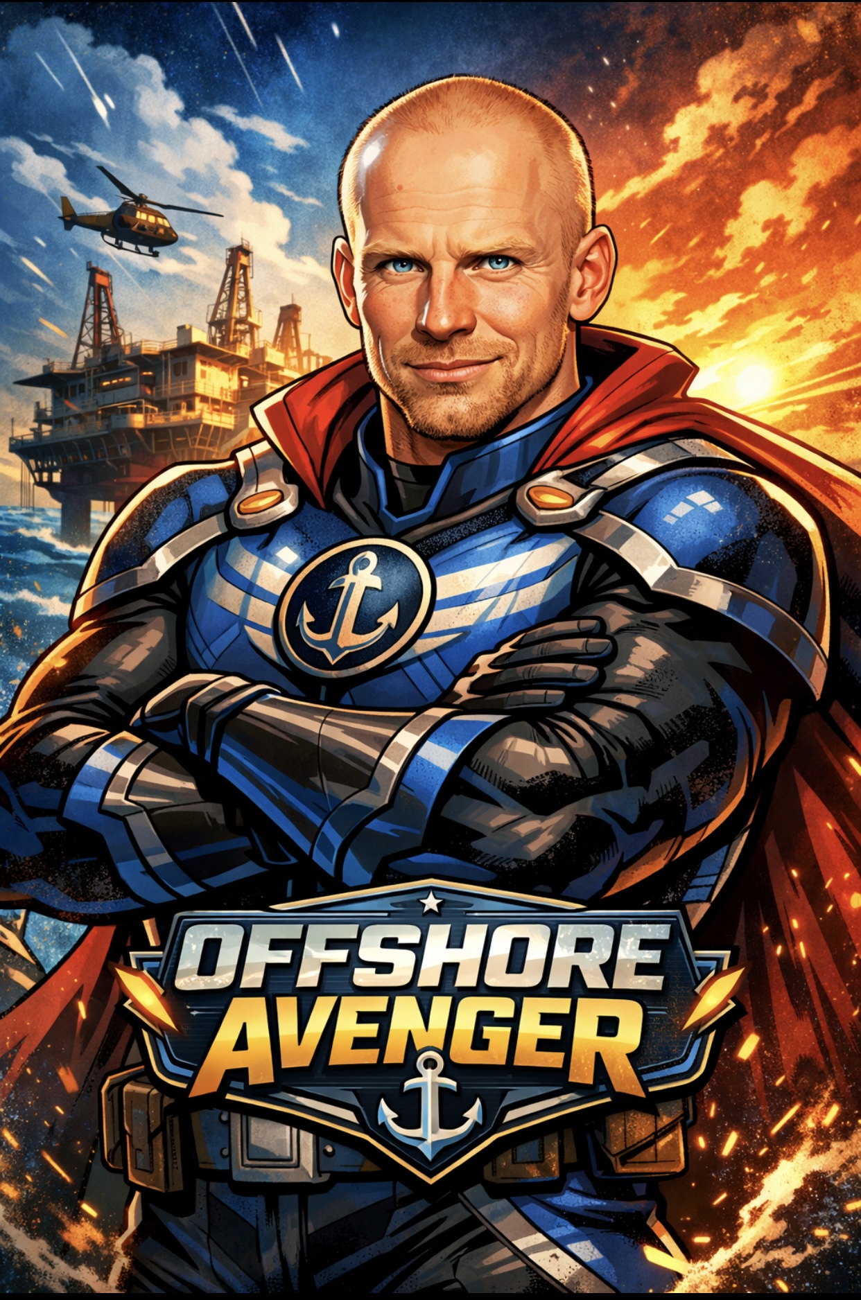 Offshore Avenger (Comic Style)